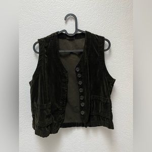 VINTAGE suede vest